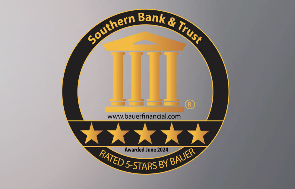 Southern Bank Is Proud To Be Once Again Rated Stars By Bauerfinancial